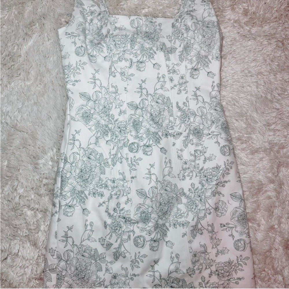 House of Harlow White Floral Dress